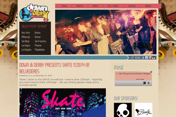 sk8party.com site used Dnd