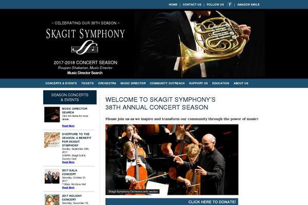 skagitsymphony.com site used Ss
