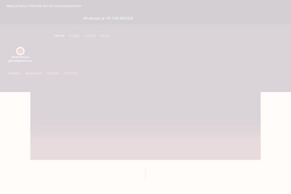 Vihara theme site design template sample