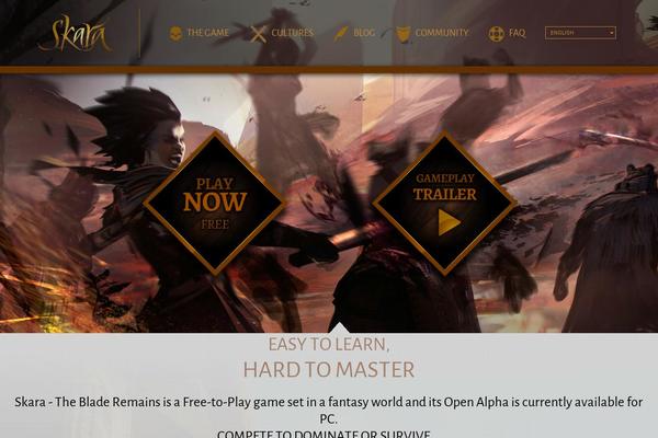 skarathebladeremains.com site used Skara