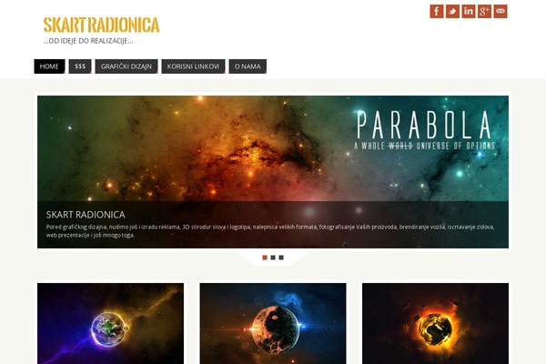 WordPress website example screenshot