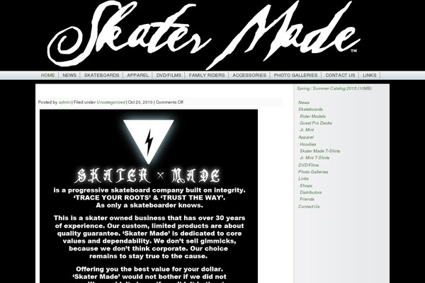 skatermade.com site used Ultra