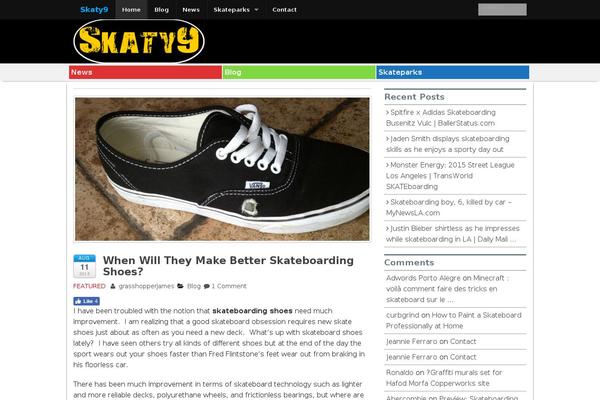 Xin Magazine theme site design template sample