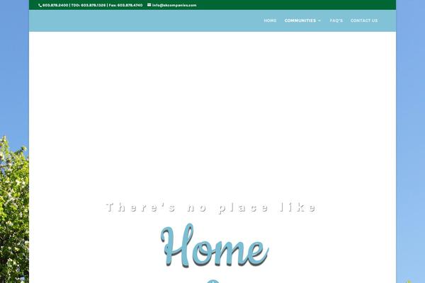 WordPress website example screenshot