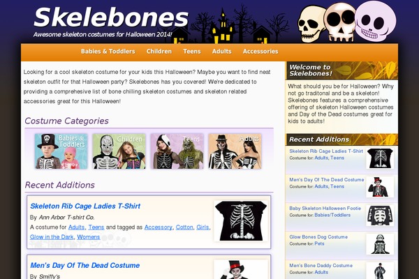 Coraline Child theme site design template sample