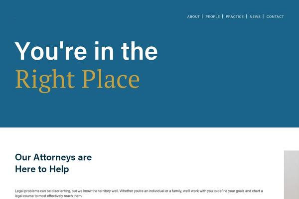 WordPress website example screenshot