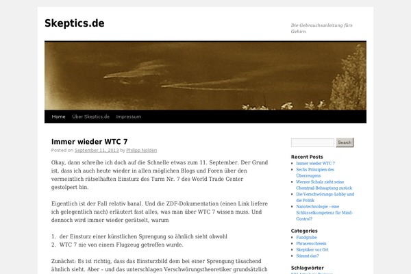 Twenty Ten theme site design template sample