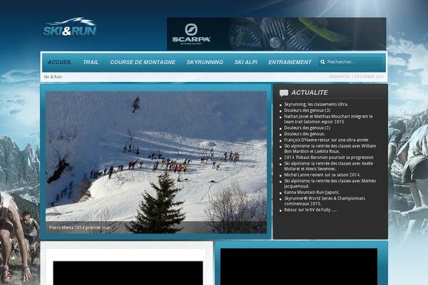 skiandrun.fr site used Fitspiration