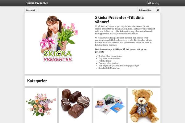skicka-presenter.com site used Shoppy