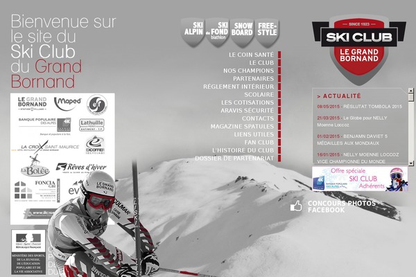 skiclub-legrandbornand.com site used Stargraf