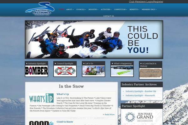 skifederation.org site used Skifed