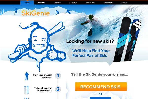 skigenie.com site used Skigenie