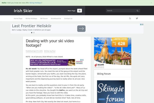 skiing.ie site used Brisk-master