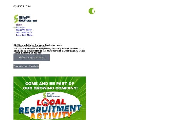 The7 theme site design template sample