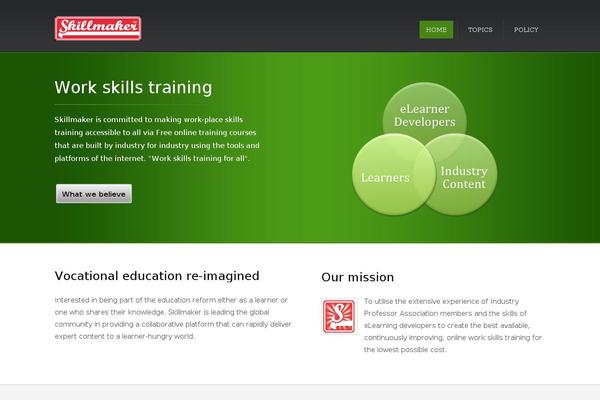 skillmaker.edu.au site used Figerotheme-3