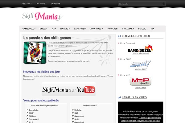 skillmania.fr site used Lovetime