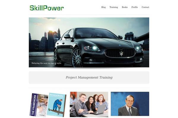 skillpower.co.nz site used Reaction
