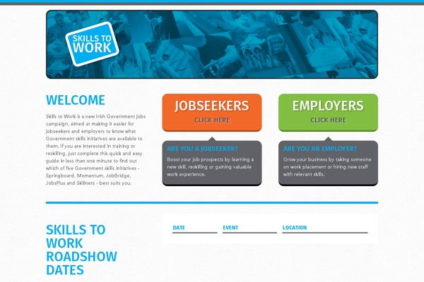 skillstowork.ie site used Skillstowork