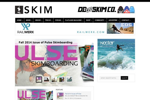 skim.co site used Skimboardculture