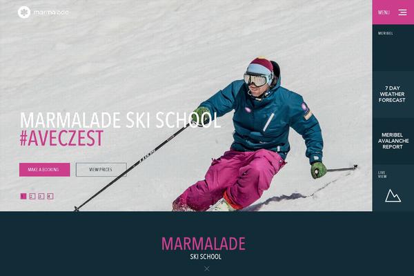 skimarmalade.com site used Marmalade