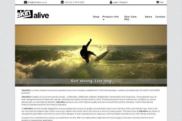 skinalive.co.nz site used Skinalive