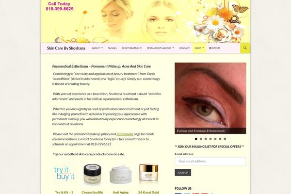 WordPress website example screenshot