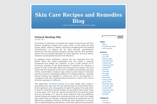 WordPress website example screenshot