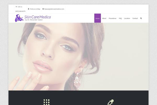 Highend theme site design template sample