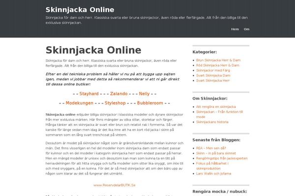 WordPress website example screenshot