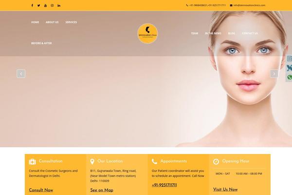 Porto Child theme site design template sample