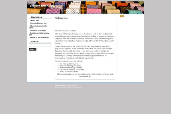 WordPress website example screenshot