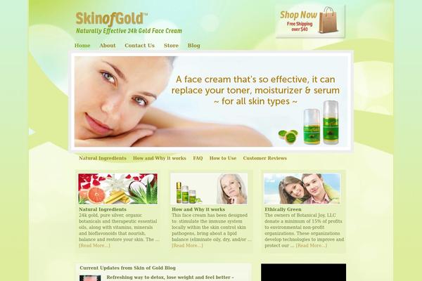 skinofgold.com site used Skinofgold