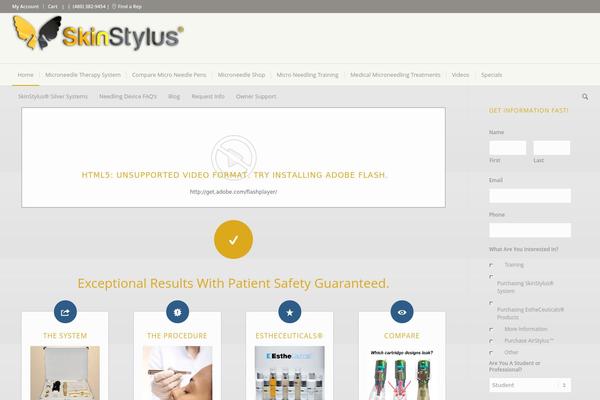 Enfold theme site design template sample