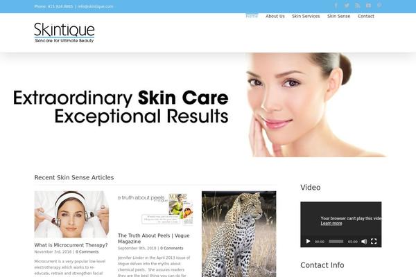 Avada theme site design template sample