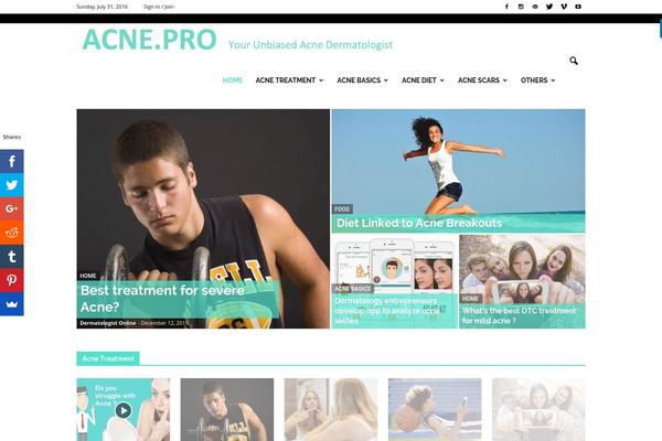 WordPress website example screenshot