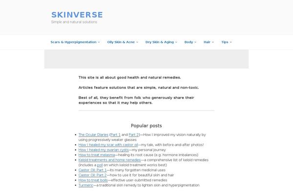 skinverse.com site used Minimal-grid-child