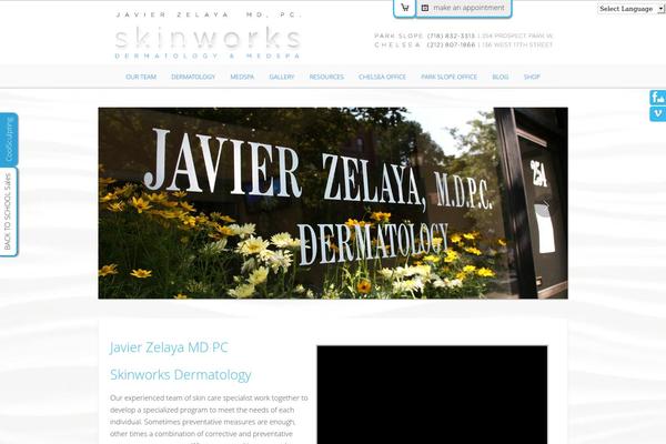 WordPress website example screenshot