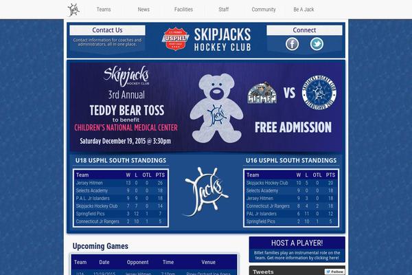 skipjackshockey.com site used Cml-blankslate