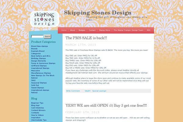 skippingstonesdesign.com site used Dear-1.0.0