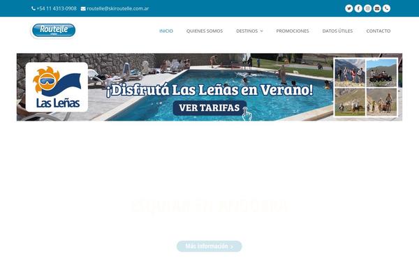 Total theme site design template sample