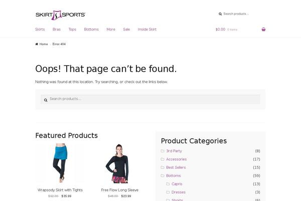 skirtchaser5k.com site used Skirtsports-storefront