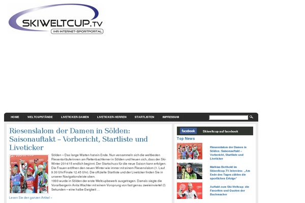 skiweltcup.tv site used Tvsportnews