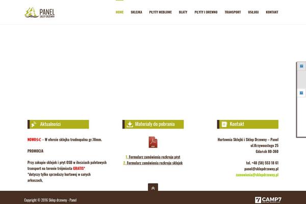 Semona theme site design template sample