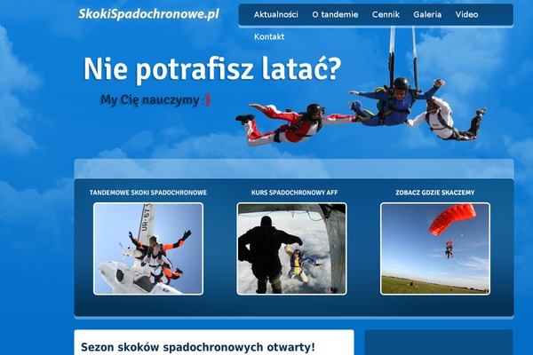 skokispadochronowe.pl site used Skoki