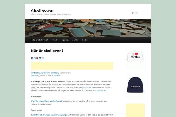 Twentyeleven-matti-svenska theme site design template sample