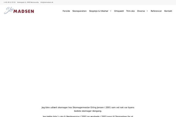 WordPress website example screenshot