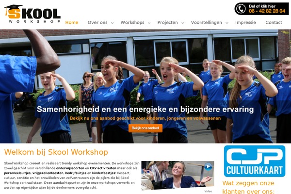 skoolworkshop.nl site used Skool
