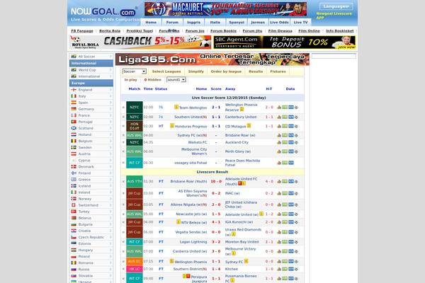 skorsport.com site used Nowgoal