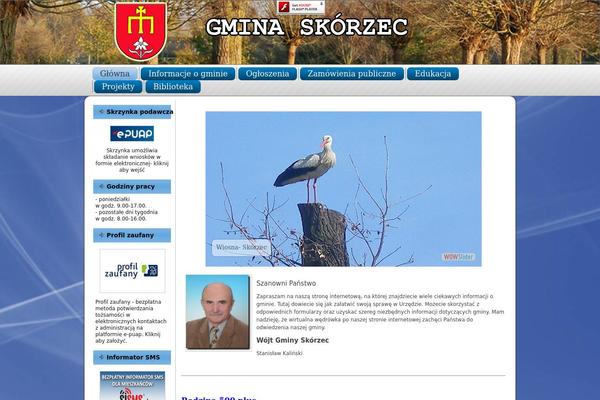 skorzec.eu site used Wordgmina02