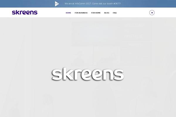 skreens.com site used Skreens_launchkit